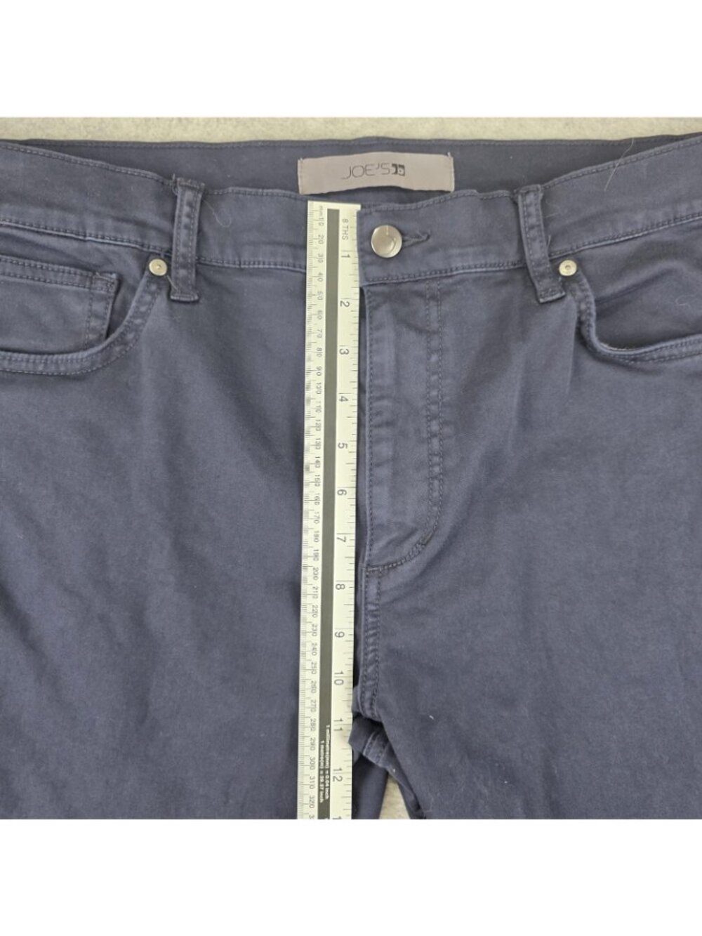 Joe's Jeans Mens 38x33 Blue Slim Skinny Dark Wash Stretch Denim Designer - Picture 8 of 9